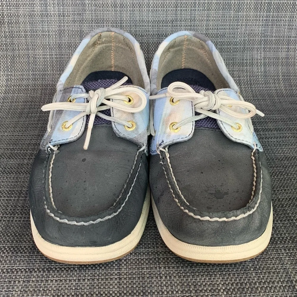 Sperry Top-Sider Intrepid 2 Eye Navy Boat Shoes Loafers Women’s Size 9.5